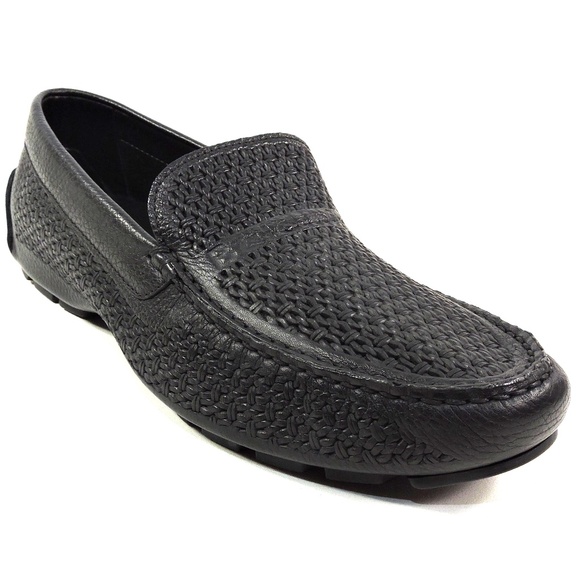 BALDININI ?? MEN\'S BLACK SOF LEATHER COMFORT SUMMER LOAFERS main image 5